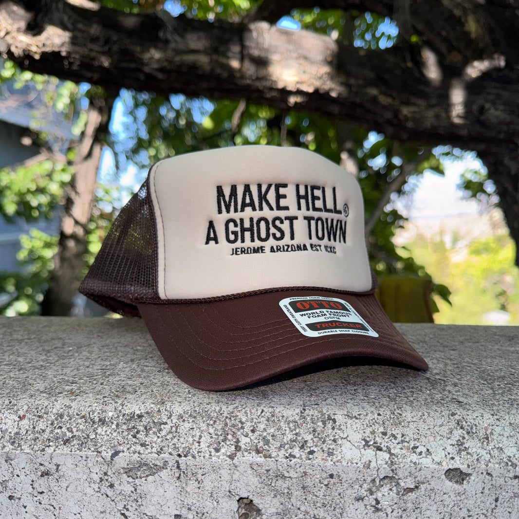 MAKE HELL A GHOST TOWN - Trucker Hat