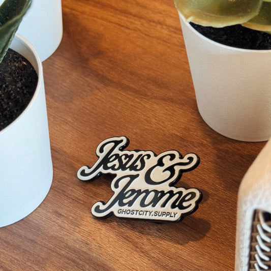 Jesus & Jerome - Enamel Pin