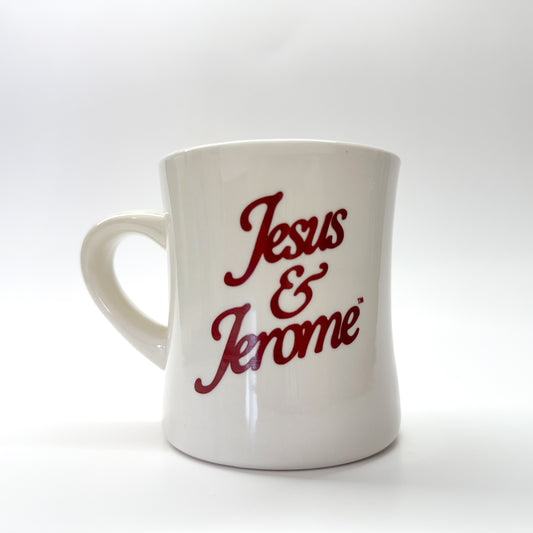 Jesus & Jerome - Vintage Mug