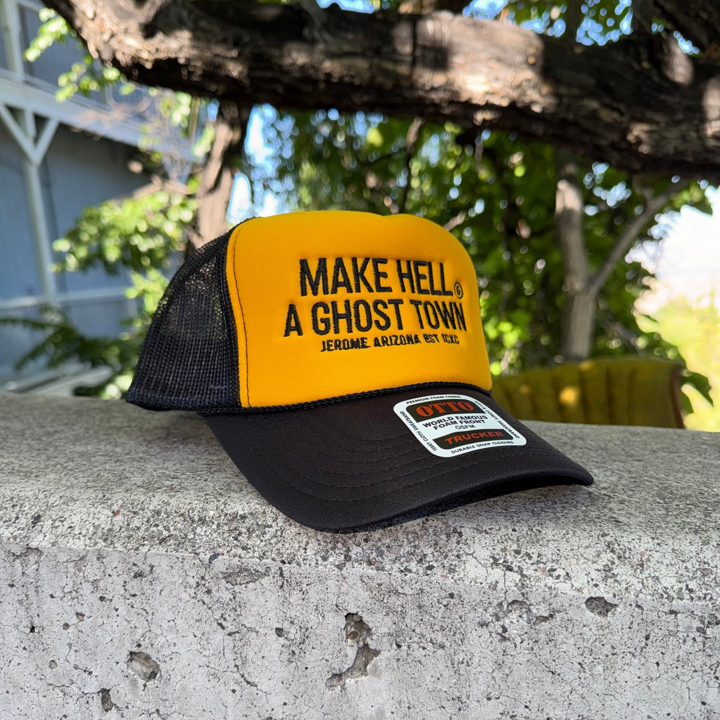 MAKE HELL A GHOST TOWN - Trucker Hat