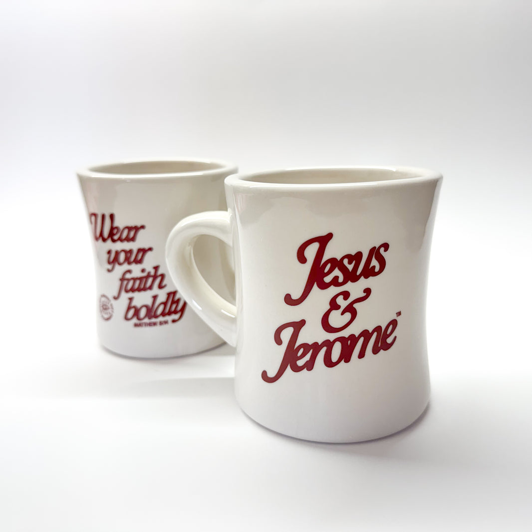 Jesus & Jerome - Vintage Mug