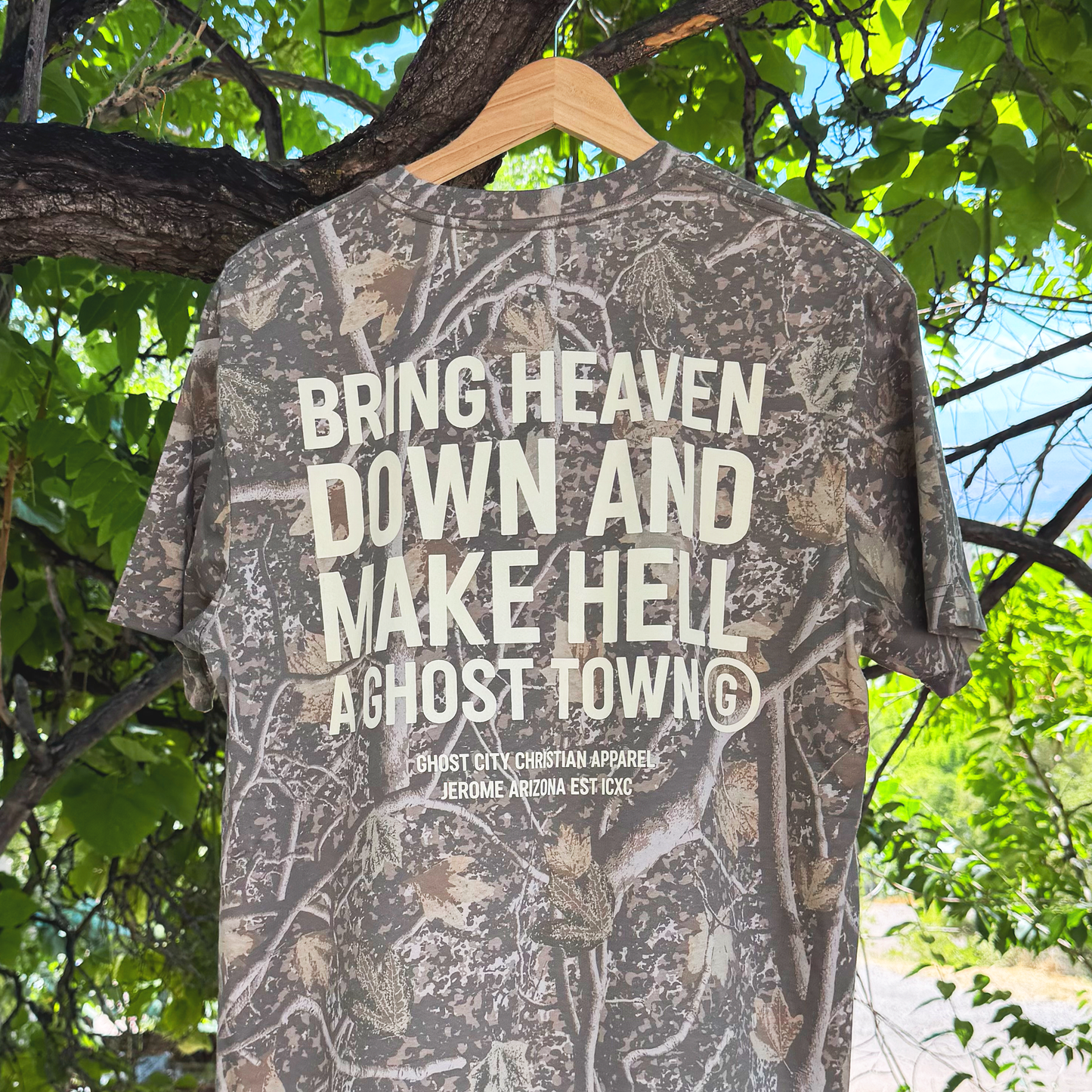 "Bring Heaven Down" - Camo Tee