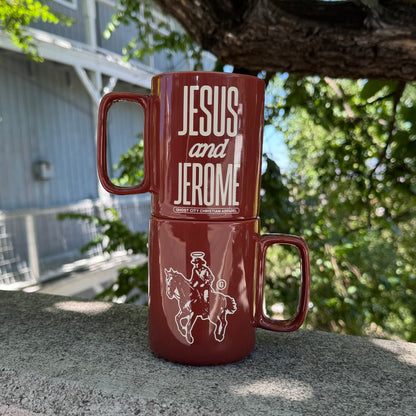Jesus and Jerome - Mug