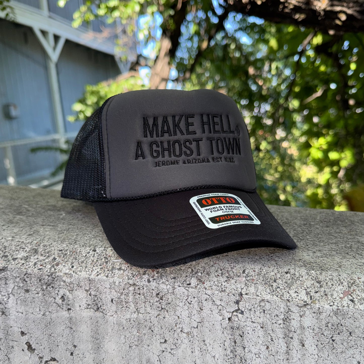 MAKE HELL A GHOST TOWN - Trucker Hat
