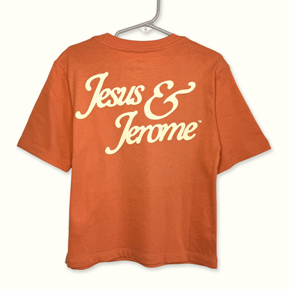 Jesus & Jerome - Kids Tee (Terracotta)