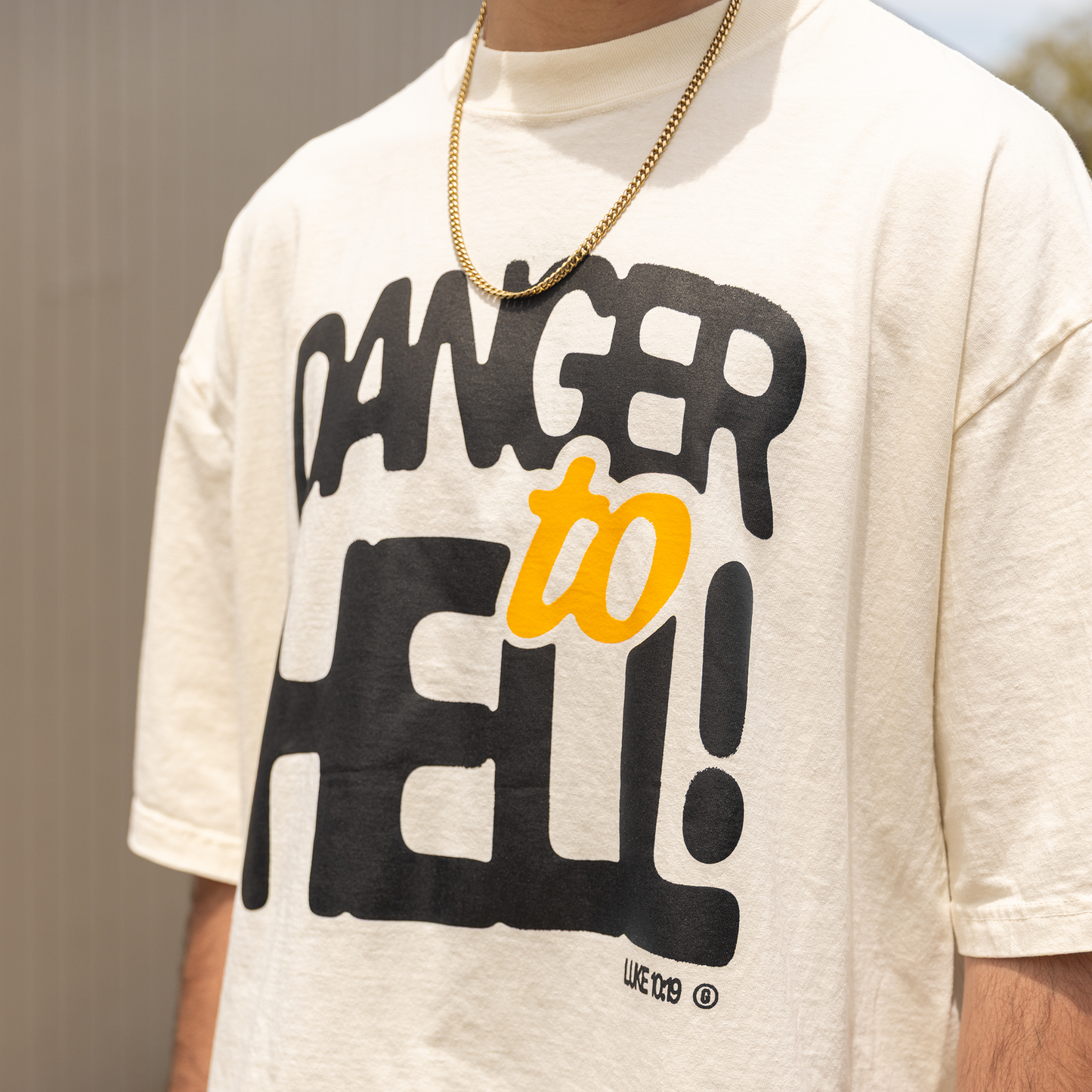 "DANGER TO HELL" - Oversized Tee (PRE-ORDER)