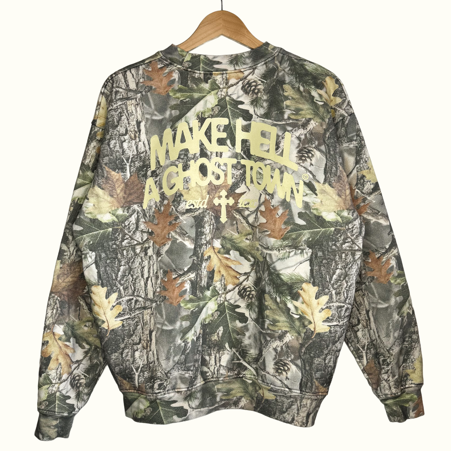 MHAGT© - Camo Heavyweight Crewneck