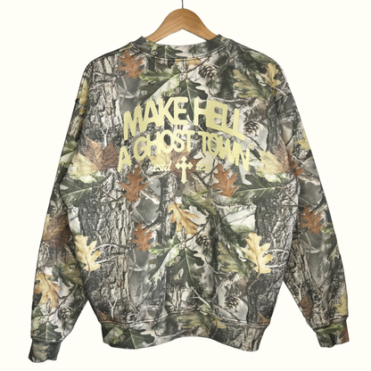 MHAGT© - Camo Heavyweight Crewneck