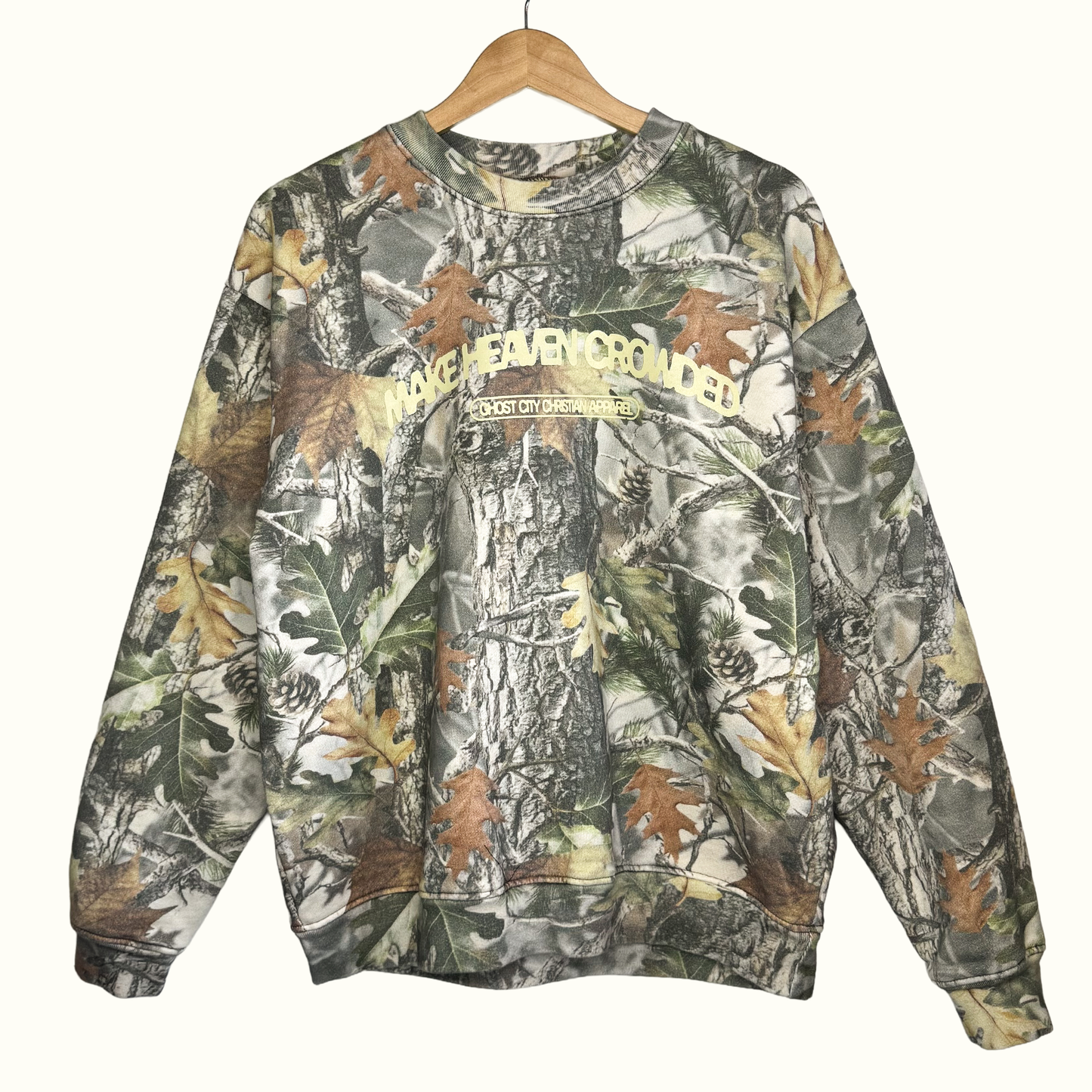 MHAGT© - Camo Heavyweight Crewneck