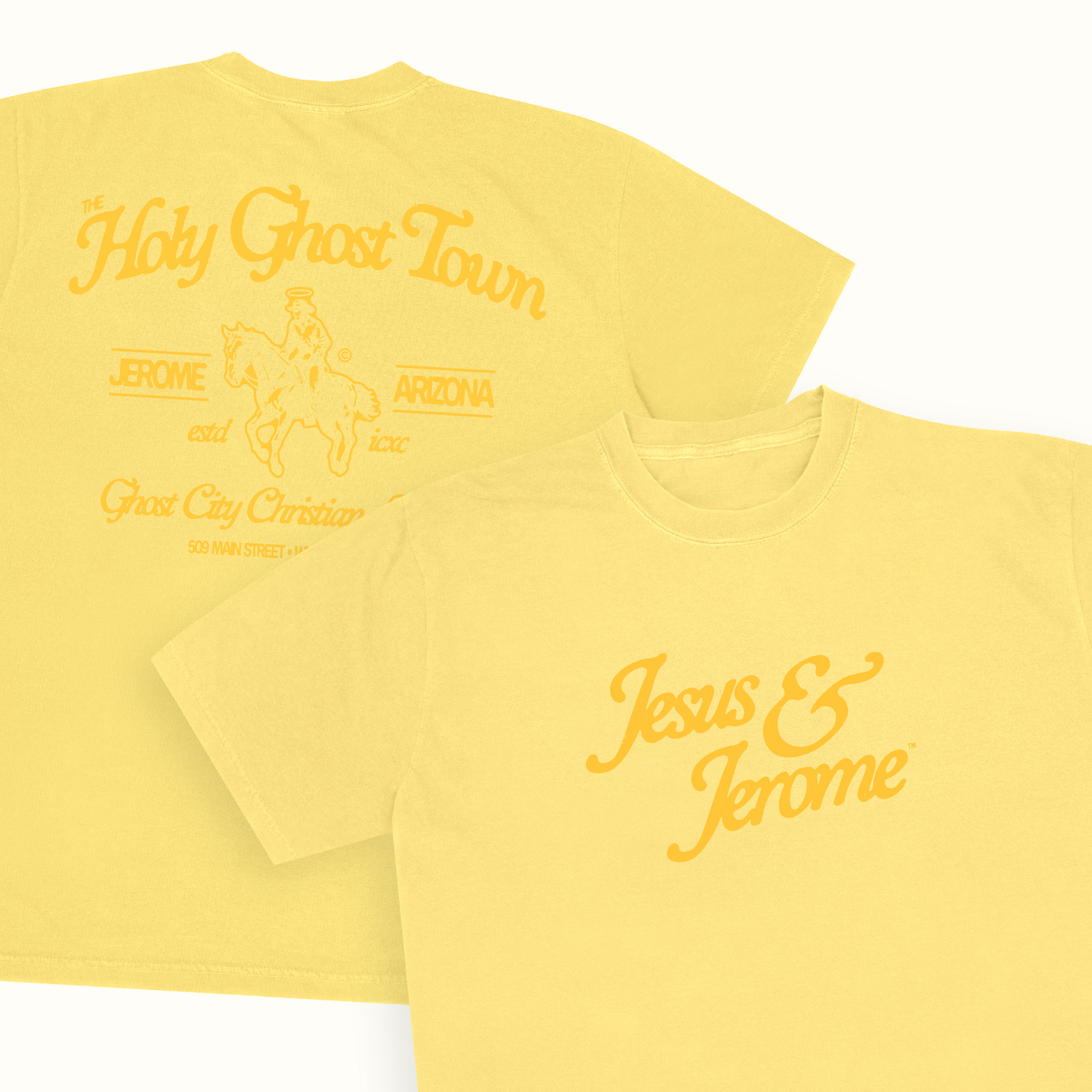 Jesus & Jerome - Yellow on Yellow