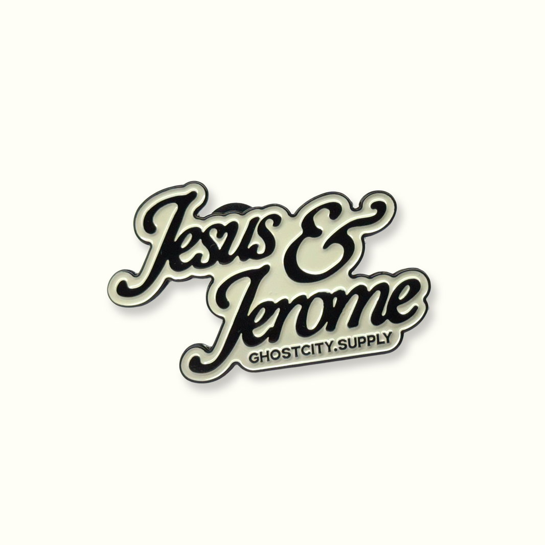 Jesus & Jerome - Enamel Pin