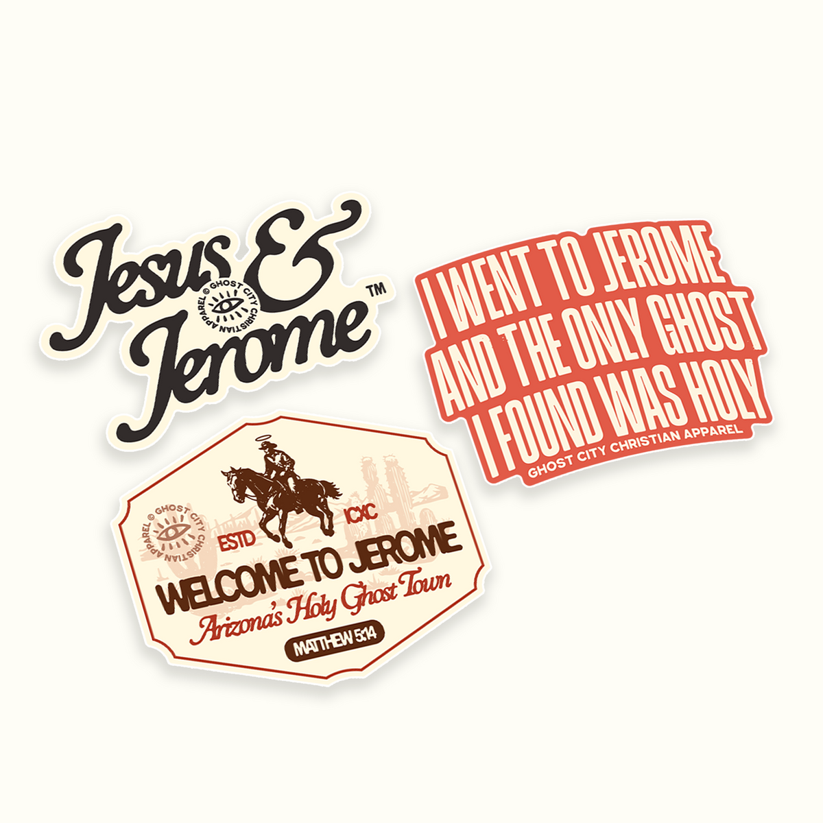 Sticker Pack - Jesus & Jerome