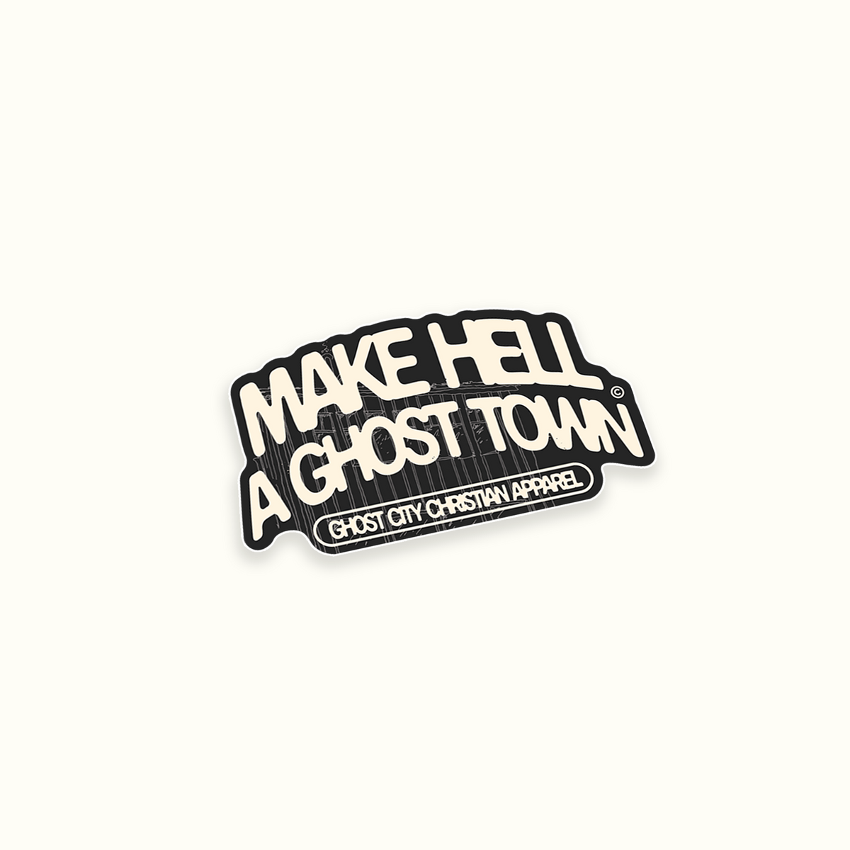 Sticker Pack - Ghost City / "MAKE HELL A GHOST TOWN"