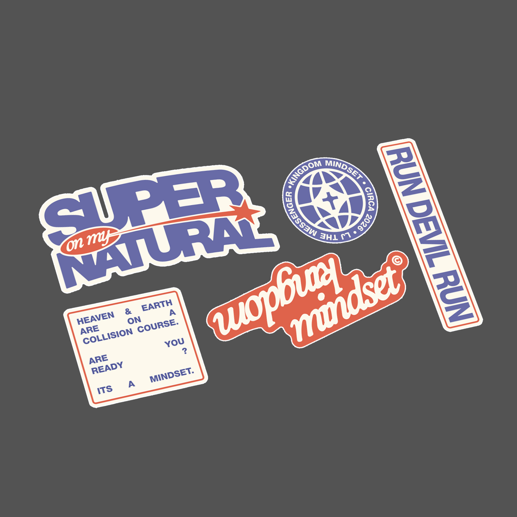 "SUPER ON MY NATURAL" - Sticker Pack (PRE-ORDER)